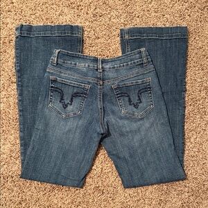 Stetson Blue Flare & Wide Leg Women's Jeans